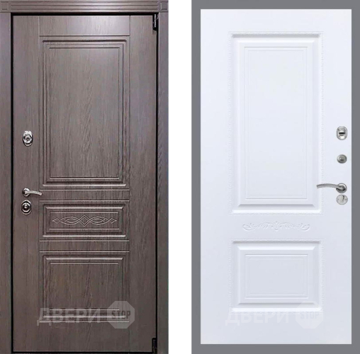 Входная металлическая Дверь Рекс (REX) Пренмиум-S Смальта Силк Сноу в Пушкино