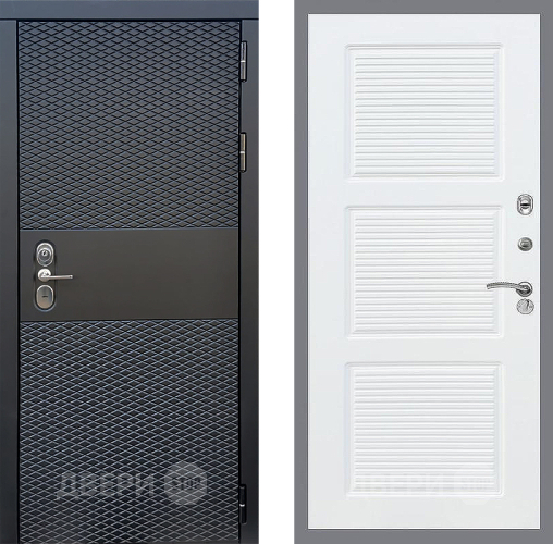 Дверь Стоп БЛЭК CISA ФЛ-1 Силк Сноу в Пушкино