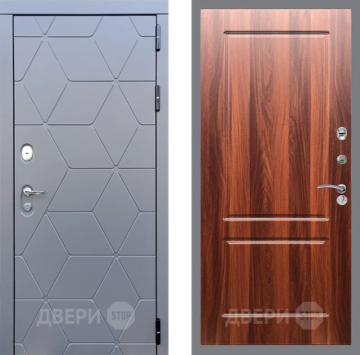 Входная металлическая Дверь Стоп КОСМО ФЛ-117 Итальянский орех в Пушкино
