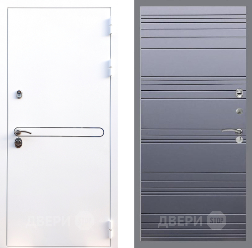 Дверь Стоп Лайн Вайт Лайн Силк титан в Пушкино