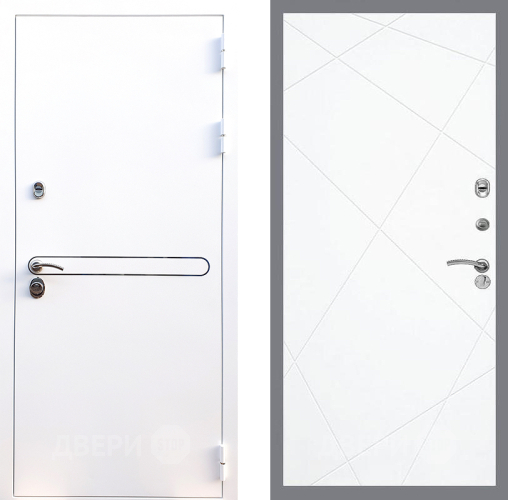 Входная металлическая Дверь Стоп Лайн Вайт ФЛ-291 Силк Сноу в Пушкино