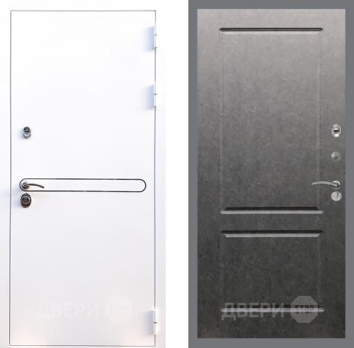 Входная металлическая Дверь Стоп Лайн Вайт ФЛ-117 Штукатурка графит в Пушкино