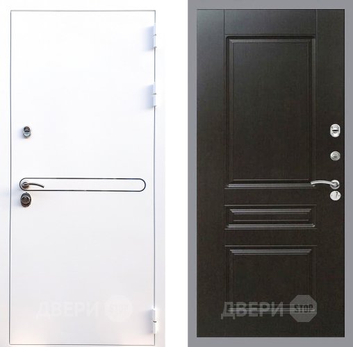 Входная металлическая Дверь Стоп Лайн Вайт ФЛ-243 Венге в Пушкино