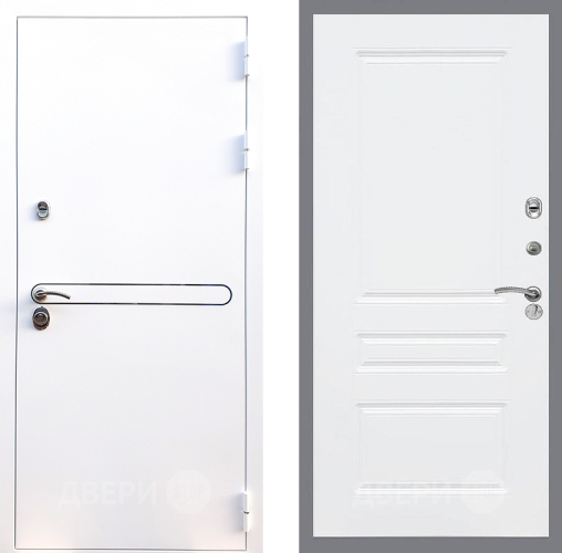 Входная металлическая Дверь Стоп Лайн Вайт ФЛ-243 Силк Сноу в Пушкино