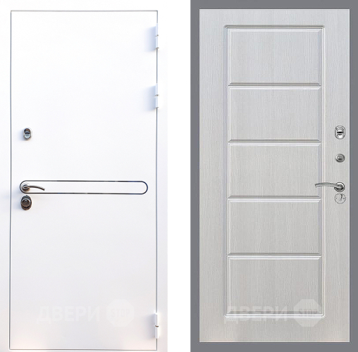 Входная металлическая Дверь Стоп Лайн Вайт ФЛ-39 Лиственница беж в Пушкино