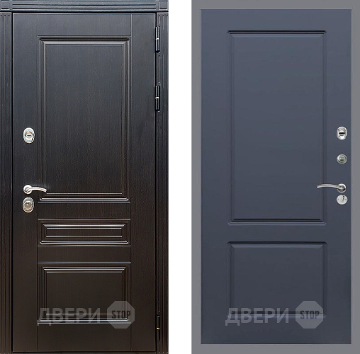 Входная металлическая Дверь Стоп МЕГАПОЛИС ФЛ-117 Силк титан в Пушкино