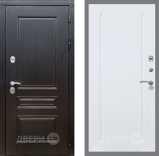 Входная металлическая Дверь Стоп МЕГАПОЛИС ФЛ-68 Силк Сноу в Пушкино