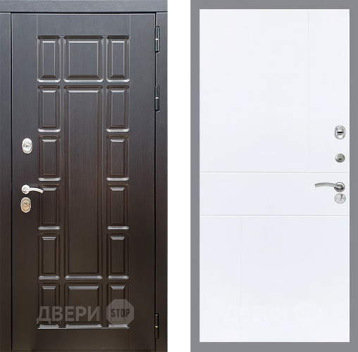 Входная металлическая Дверь Стоп НЬЮ ЙОРК ФЛ-290 Силк Сноу в Пушкино