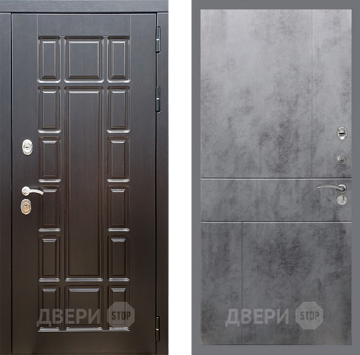 Входная металлическая Дверь Стоп НЬЮ ЙОРК ФЛ-290 Бетон темный в Пушкино