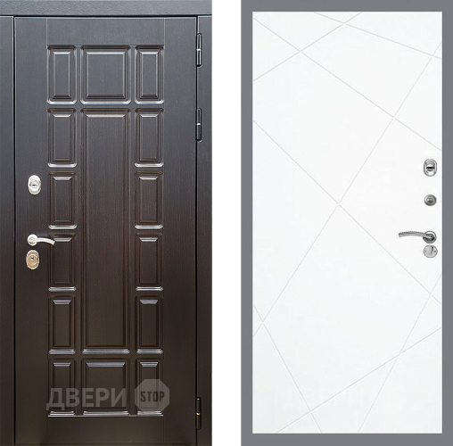 Входная металлическая Дверь Стоп НЬЮ ЙОРК ФЛ-291 Силк Сноу в Пушкино