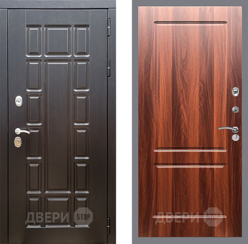 Входная металлическая Дверь Стоп НЬЮ ЙОРК ФЛ-117 Итальянский орех в Пушкино