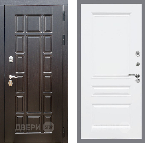 Входная металлическая Дверь Стоп НЬЮ ЙОРК ФЛ-243 Силк Сноу в Пушкино