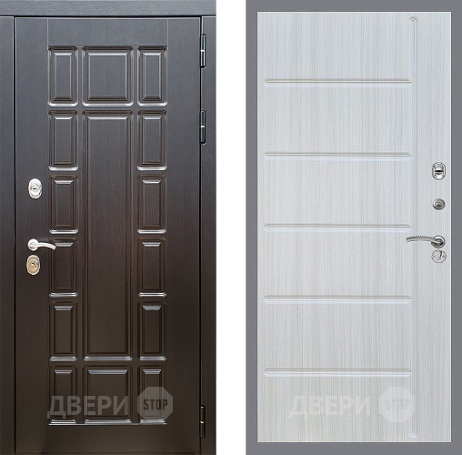 Входная металлическая Дверь Стоп НЬЮ ЙОРК ФЛ-102 Сандал белый в Пушкино