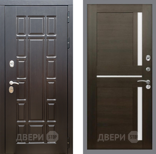 Входная металлическая Дверь Стоп НЬЮ ЙОРК СБ-18 Венге в Пушкино