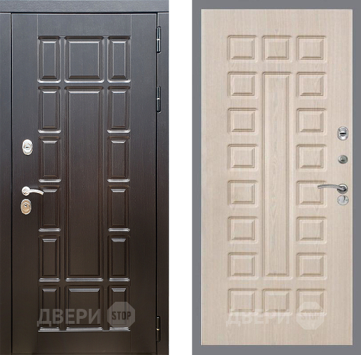 Входная металлическая Дверь Стоп НЬЮ ЙОРК ФЛ-183 Беленый дуб в Пушкино