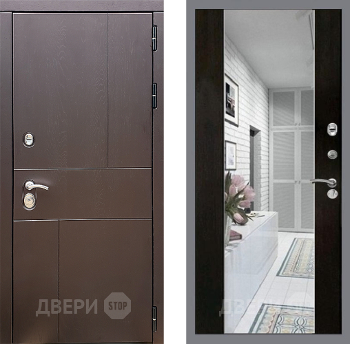 Дверь Стоп УРБАН Зеркало СБ-16 Венге в Пушкино