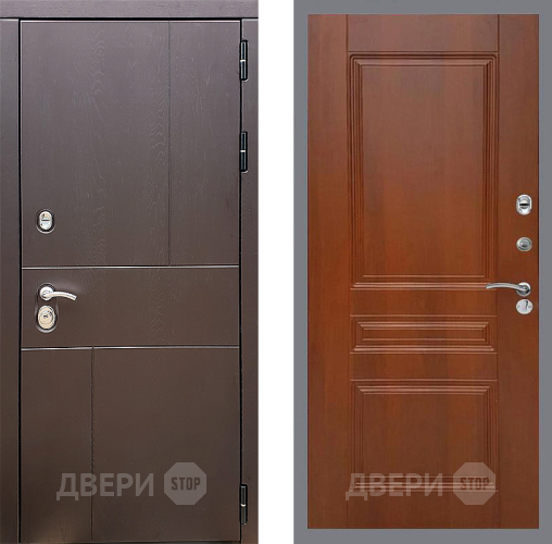 Входная металлическая Дверь Стоп УРБАН ФЛ-243 Итальянский орех в Пушкино