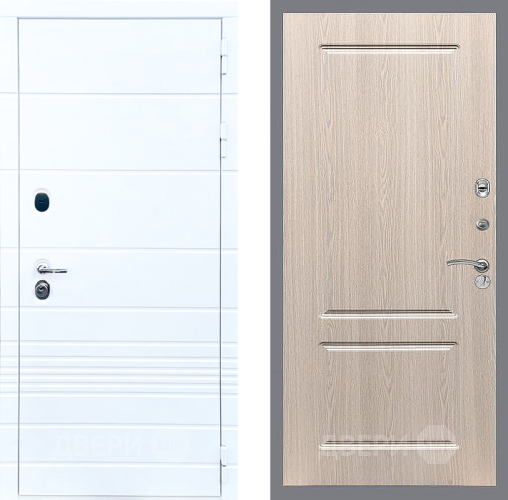 Дверь Стоп ТРЕНДО ФЛ-117 Беленый дуб в Пушкино