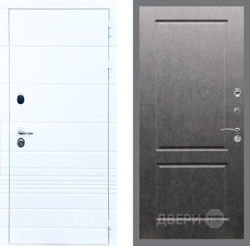 Входная металлическая Дверь Стоп ТРЕНДО ФЛ-117 Штукатурка графит в Пушкино