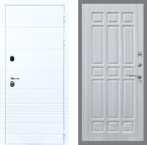 Входная металлическая Дверь Стоп ТРЕНДО ФЛ-33 Сандал белый в Пушкино