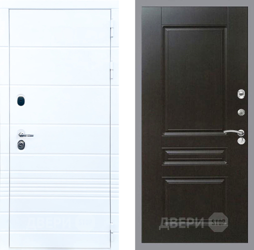 Дверь Стоп ТРЕНДО ФЛ-243 Венге в Пушкино