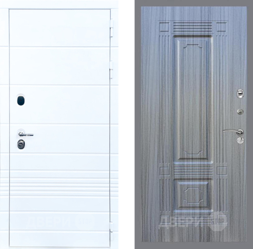 Входная металлическая Дверь Стоп ТРЕНДО ФЛ-2 Сандал грей в Пушкино