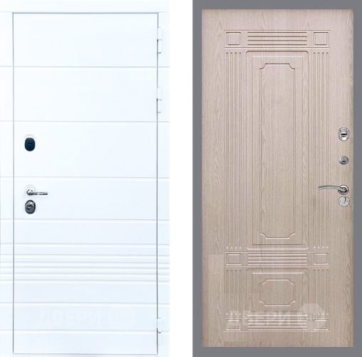 Дверь Стоп ТРЕНДО ФЛ-2 Беленый дуб в Пушкино