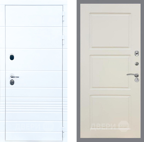 Входная металлическая Дверь Стоп ТРЕНДО ФЛ-3 Шампань в Пушкино