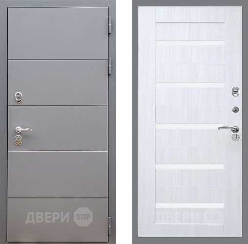Дверь Стоп АРТ ГРАФИТ СБ-14 Сандал белый в Пушкино