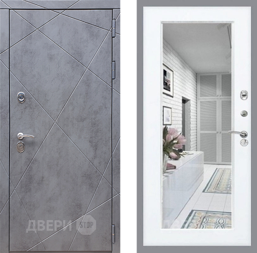 Дверь Стоп Лучи Зеркало Силк Сноу в Пушкино