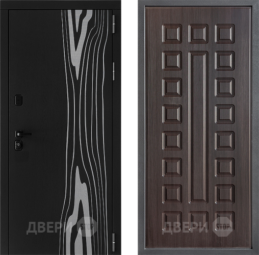 Входная металлическая Дверь Дверной континент ДК-12 ФЛ-183 Венге в Пушкино