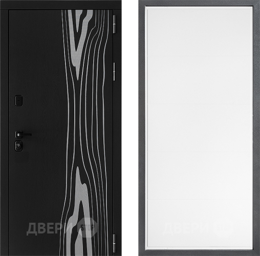 Входная металлическая Дверь Дверной континент ДК-12 ФЛ-649 Белый софт в Пушкино