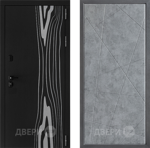 Дверь Дверной континент ДК-12 ФЛ-655 Бетон серый в Пушкино