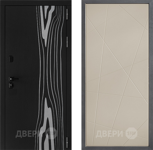 Входная металлическая Дверь Дверной континент ДК-12 ФЛ-655 Капучино в Пушкино