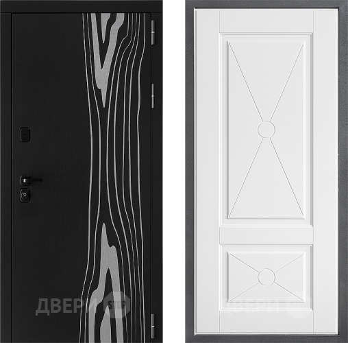 Входная металлическая Дверь Дверной континент ДК-12 ФЛ-617 Софт милк в Пушкино