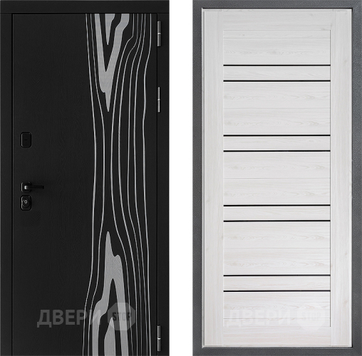 Входная металлическая Дверь Дверной континент ДК-12 ФЛ-49 Сосна белая в Пушкино