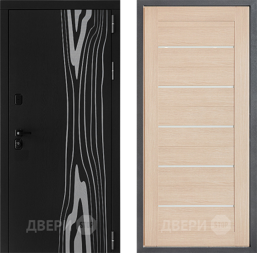 Входная металлическая Дверь Дверной континент ДК-12 ФЛ-46 Капучино в Пушкино