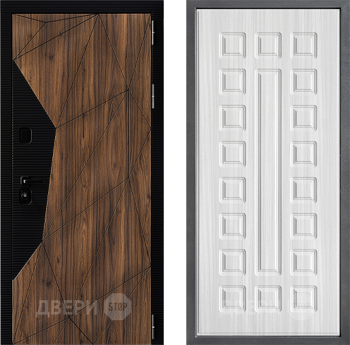 Входная металлическая Дверь Дверной континент ДК-11 ФЛ-183 Сандал белый в Пушкино