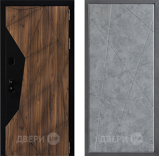 Дверь Дверной континент ДК-11 ФЛ-655 Бетон серый в Пушкино