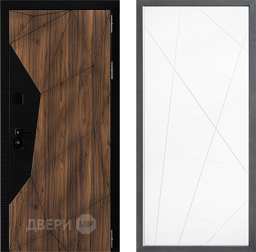 Входная металлическая Дверь Дверной континент ДК-11 ФЛ-655 Белый софт в Пушкино