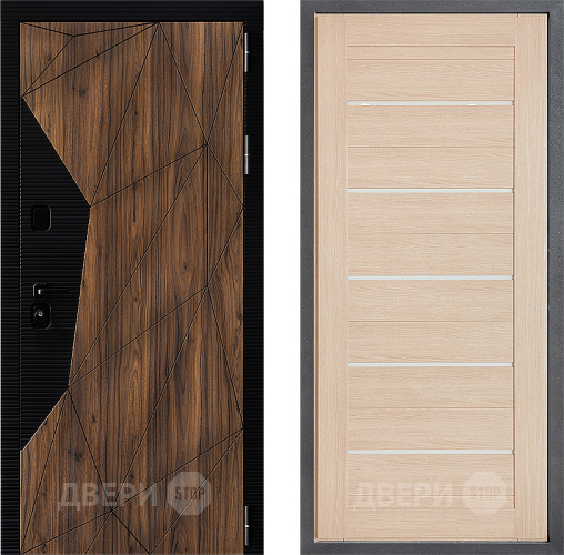 Входная металлическая Дверь Дверной континент ДК-11 ФЛ-46 Капучино в Пушкино