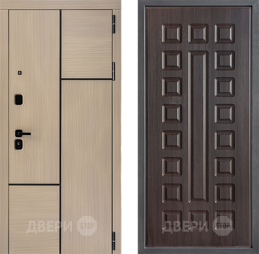 Входная металлическая Дверь Дверной континент ДК-14 ФЛ-183 Венге в Пушкино