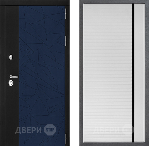 Дверь Дверной континент ДК-9 ФЛ-757 Черное Стекло Софт милк в Пушкино