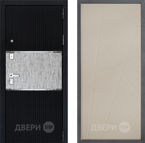 Входная металлическая Дверь Дверной континент ДК-13 ФЛ-655 Капучино в Пушкино