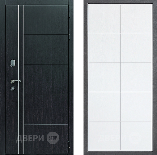 Дверь Дверной континент Теплолюкс Дизайн ФЛ-Кватро Белое дерево в Пушкино