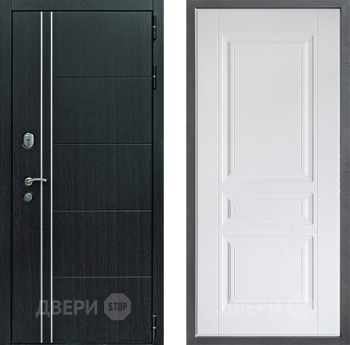 Дверь Дверной континент Теплолюкс Дизайн ФЛ-243 Альберо Браш серебро в Пушкино