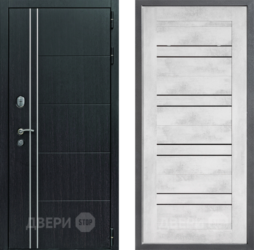 Входная металлическая Дверь Дверной континент Теплолюкс Дизайн ФЛ-49 Бетон снежный в Пушкино