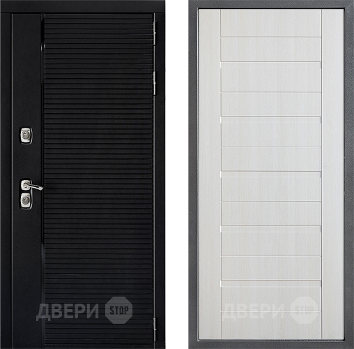 Входная металлическая Дверь Дверной континент ДК-1 ФЛ-70 Лиственница белая в Пушкино