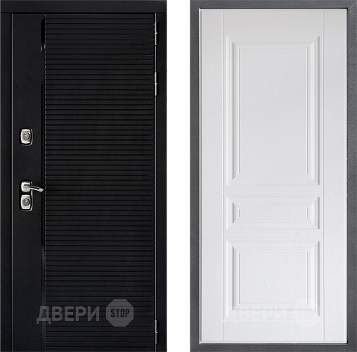 Входная металлическая Дверь Дверной континент ДК-1 ФЛ-243 Альберо Браш серебро в Пушкино