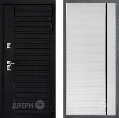 Дверь Дверной континент ДК-1 ФЛ-757 Черное Стекло Софт милк в Пушкино